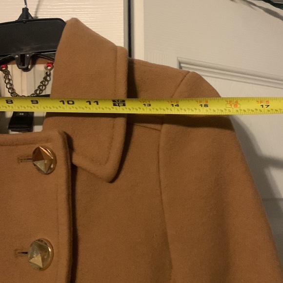 ASO Serena van der Woodsen Gossip Girl Tan Marc Jacobs Wool Trench Coat - Picture 6 of 8